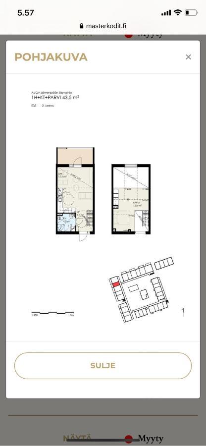Appartement Rosmariini à Järvenpää Extérieur photo
